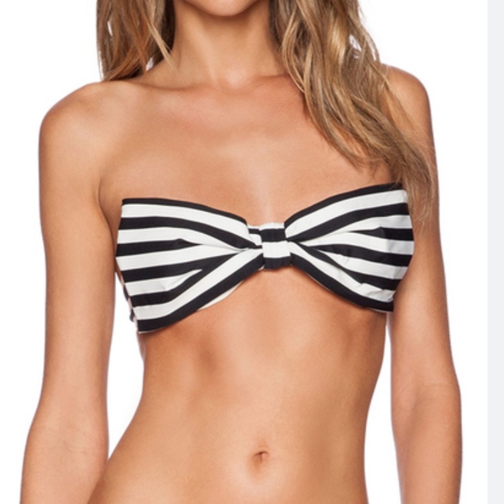 Kate Spade “Georgica” Bow Swim Top